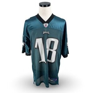 NFL On Field Philadelphia Eagles Jeremy Maclin #18 Jersey Green Mens Large